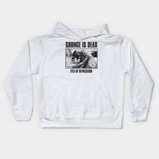 grunge is dead Kids Hoodie